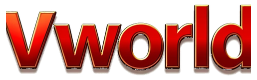v world logo